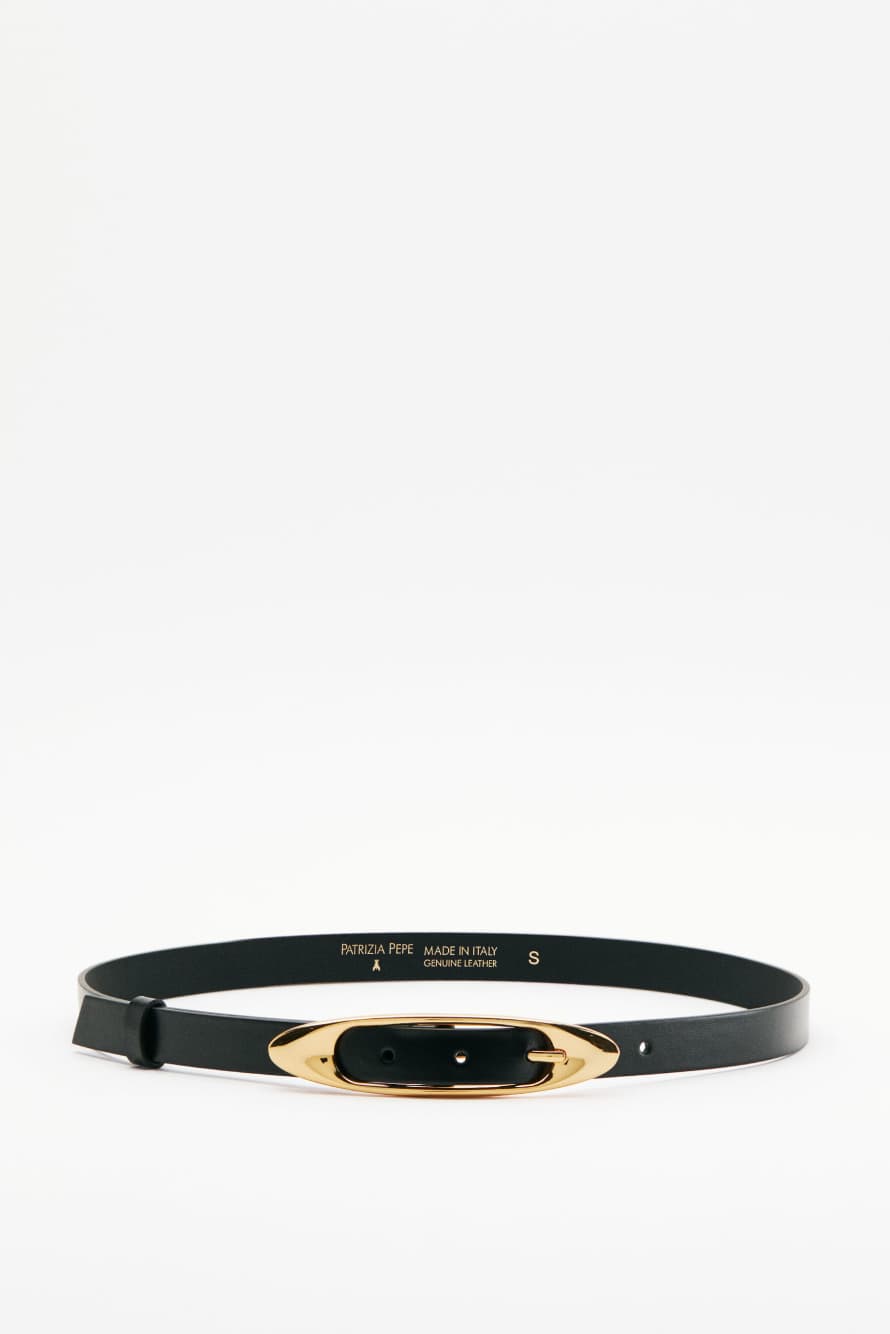 Low waist belt, Black, Patrizia Pepe
