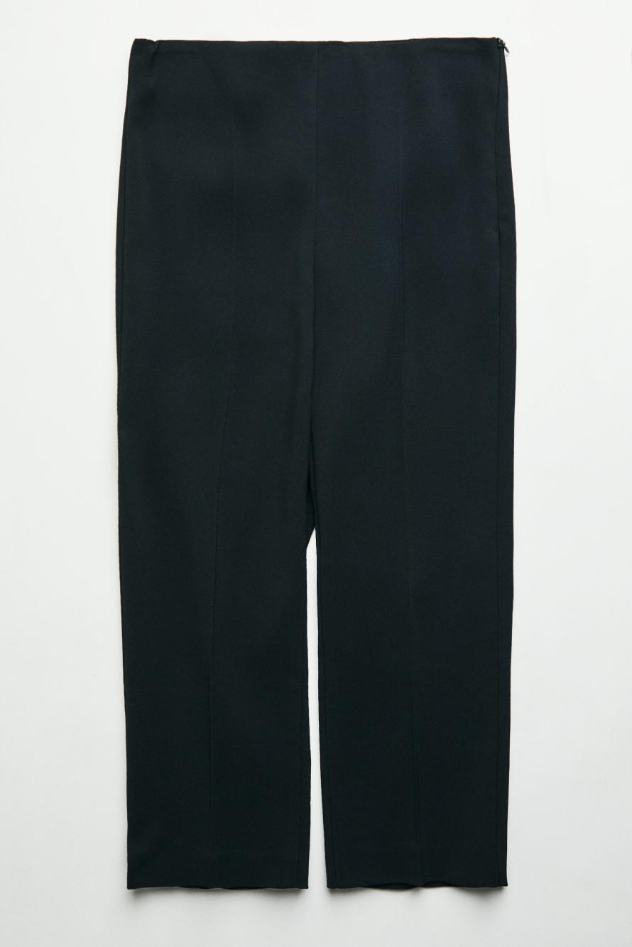 &ldquo;My SKIN Tailoring&rdquo; stretch-cr&ecirc;pe capri trousers, Black, Patrizia Pepe