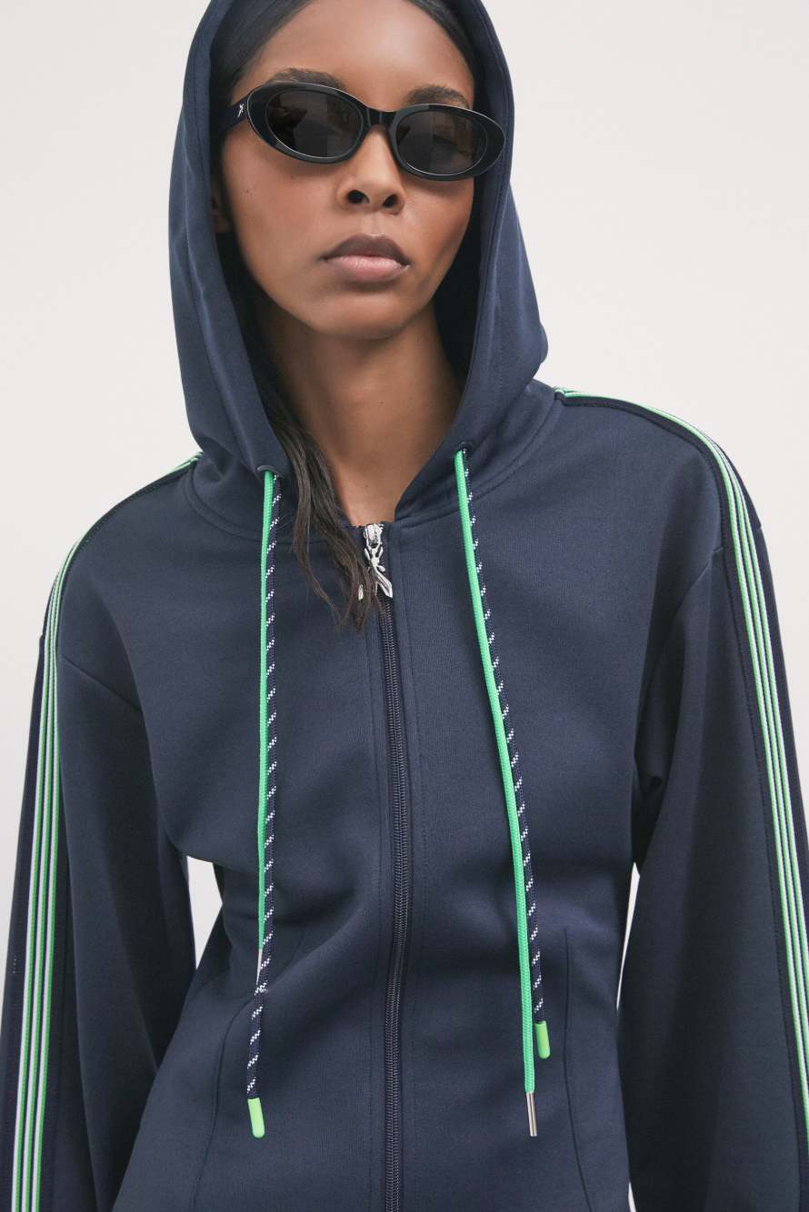 Sweatshirt Mini Dress, Blue, Patrizia Pepe