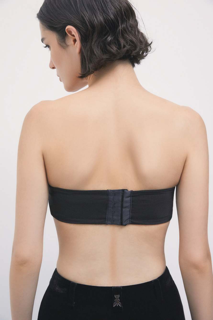 Jeweled top, Black, Patrizia Pepe