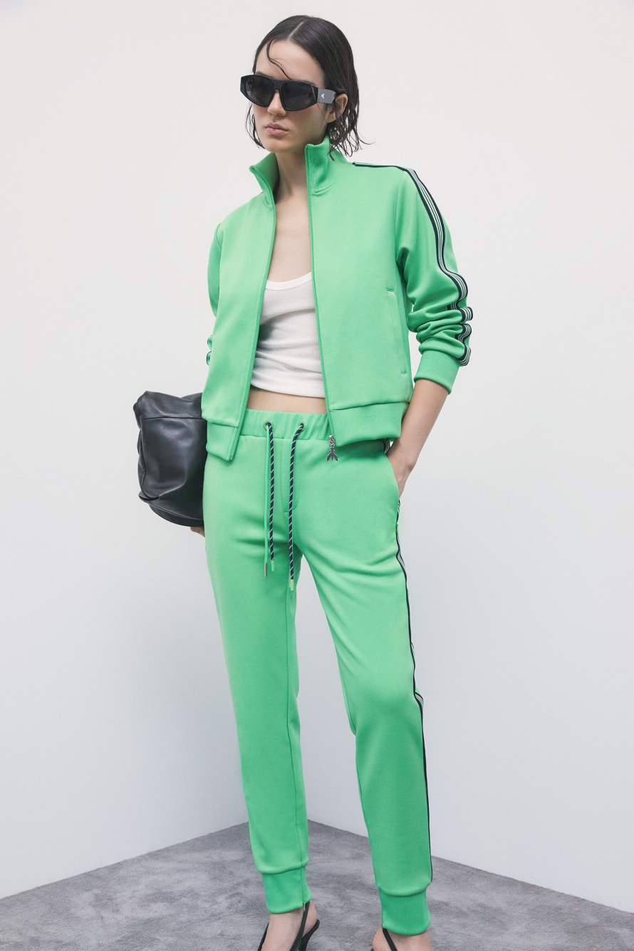 Sudadera con cremallera, Verde