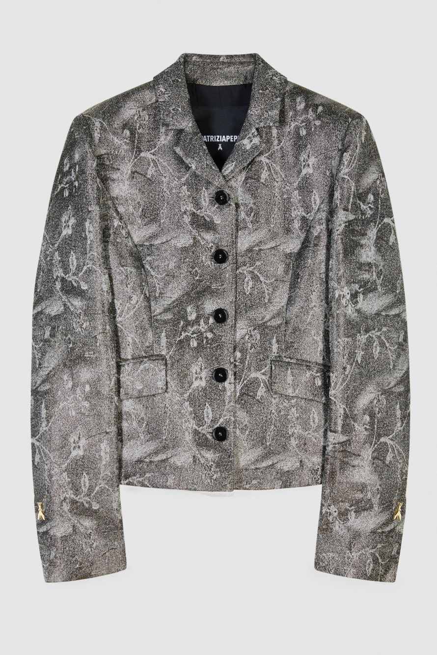 Shaped Jacquard Blazer, Abstract Fantasy, Patrizia Pepe