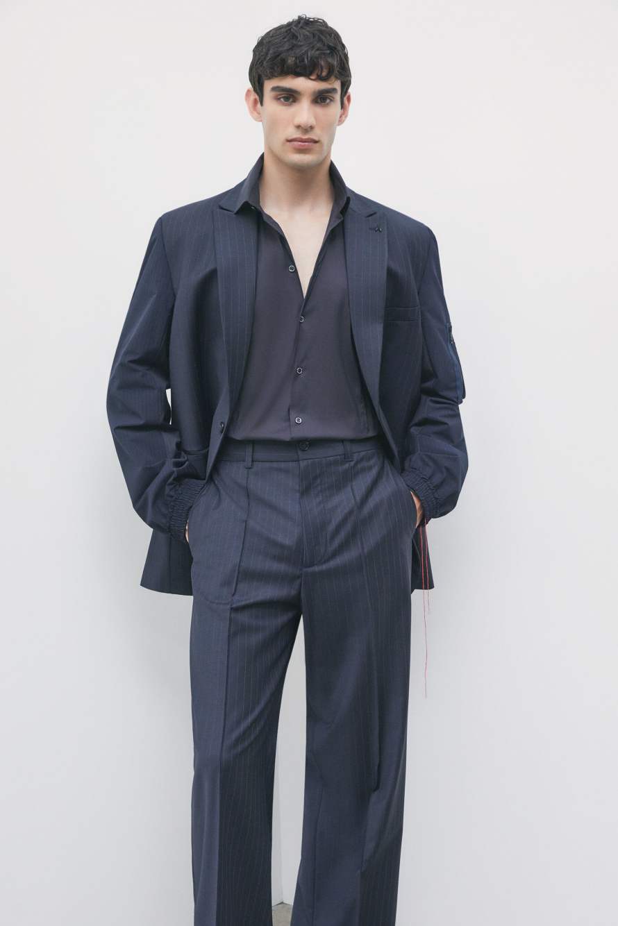 Chemise slim fit &laquo; ESSENTIAL &raquo; en popeline, Bleu, Patrizia Pepe
