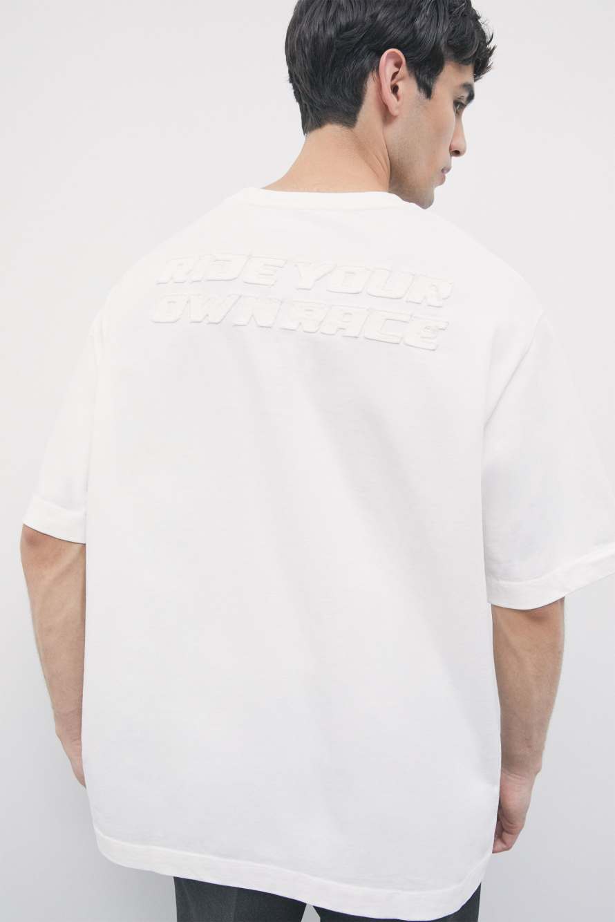 Cotton T-shirt with embroidery, White, Patrizia Pepe
