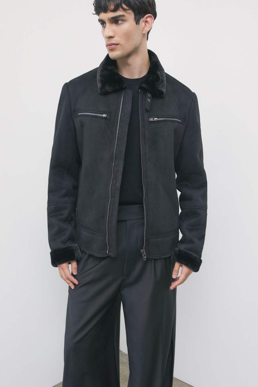 Veste matelass&eacute;e avec col souple, Noir, Patrizia Pepe