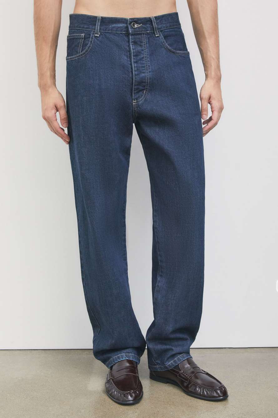 Jean droit (IM)PERFECTION, Bleu, Patrizia Pepe