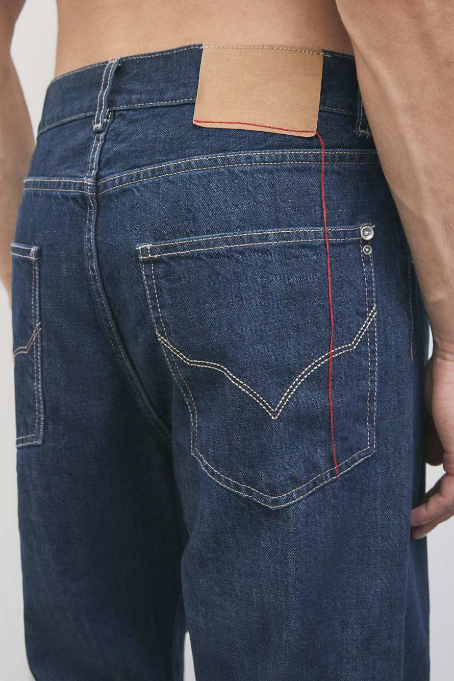 Jean droit (IM)PERFECTION, Bleu, Patrizia Pepe