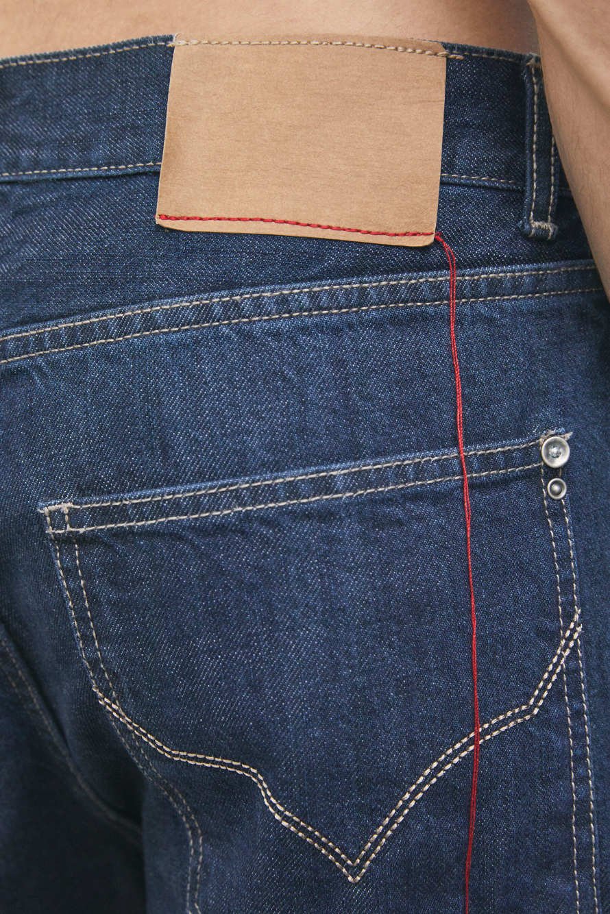 Jean droit (IM)PERFECTION, Bleu, Patrizia Pepe