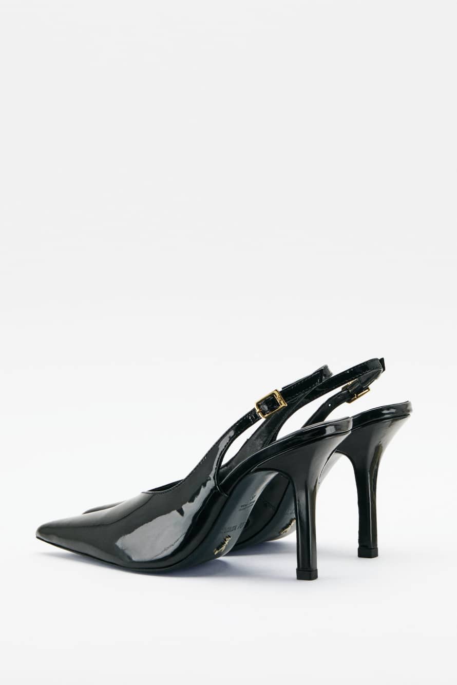 Slingback, Black, Patrizia Pepe