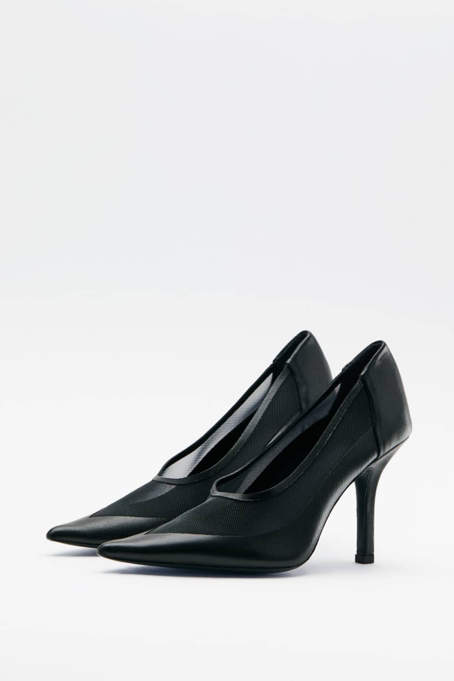 &ldquo;Vedo Non Vedo&rdquo; Minimal Shape pumps, Black, Patrizia Pepe