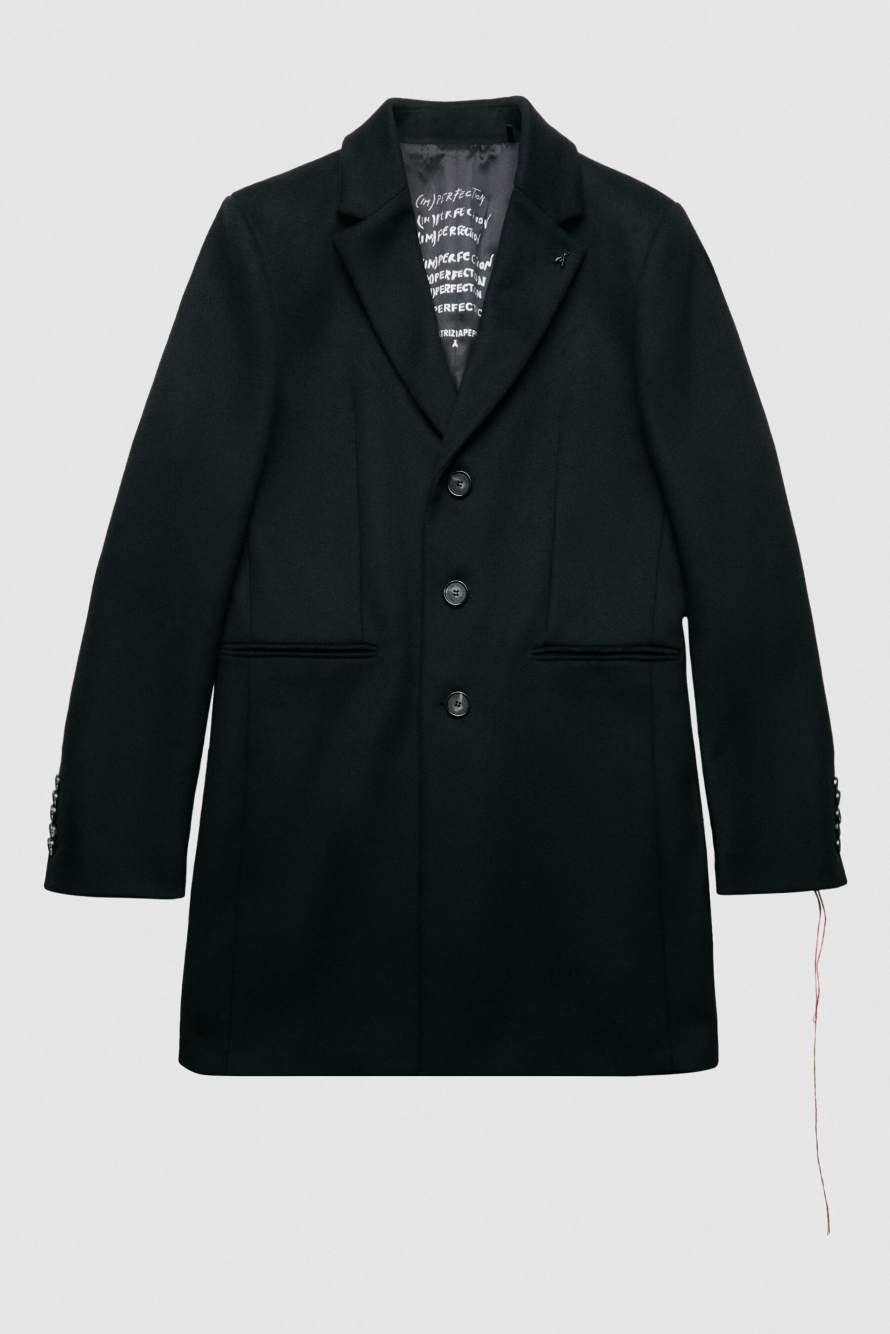 Cappotto in misto lana, Nero, Patrizia Pepe