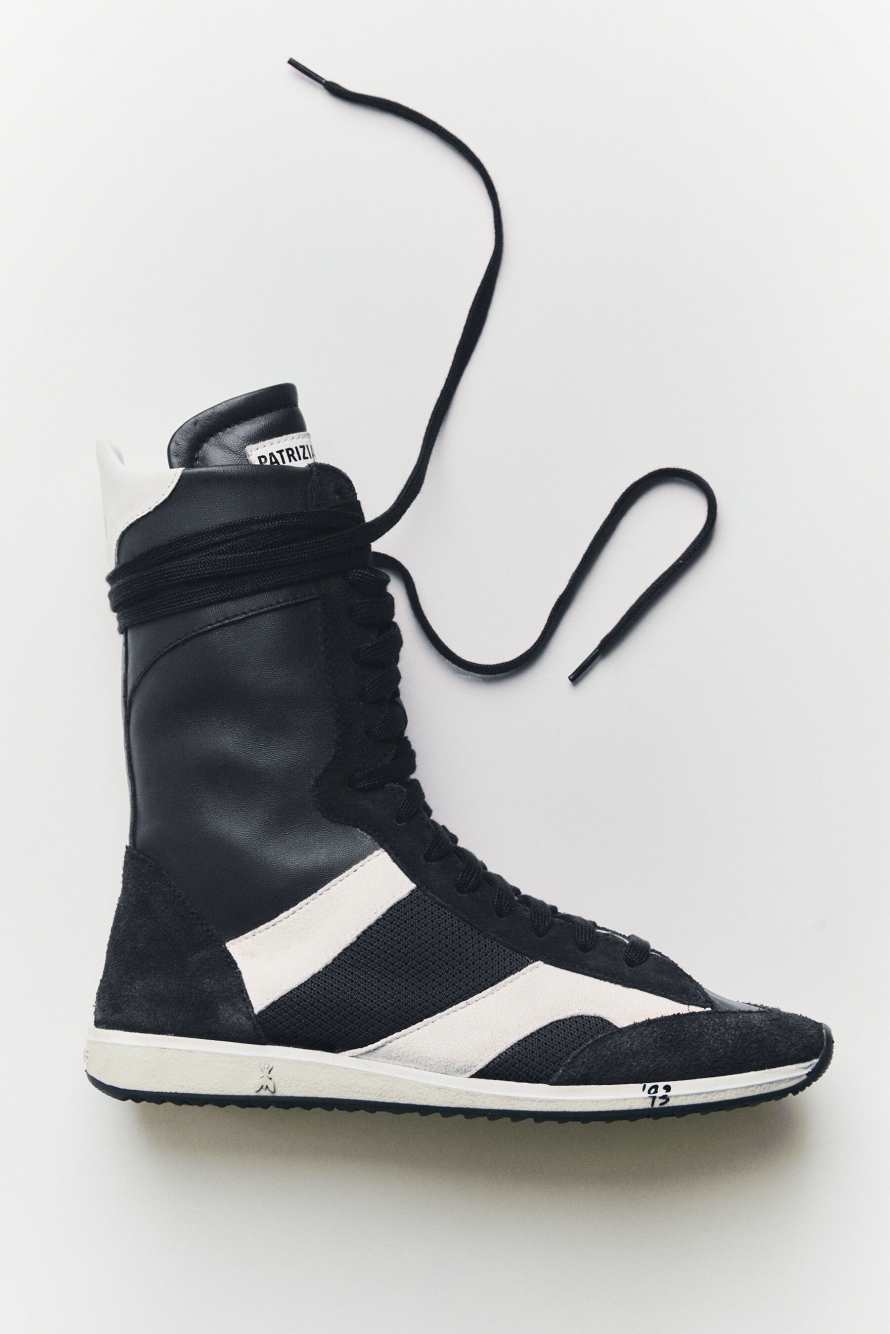 Racing SKIN '93 Sneakers, Black/White, Patrizia Pepe