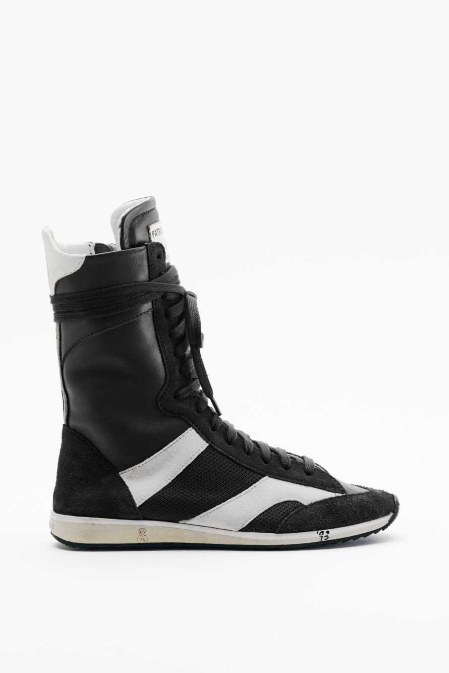 Racing SKIN '93 Sneakers, Black/White, Patrizia Pepe