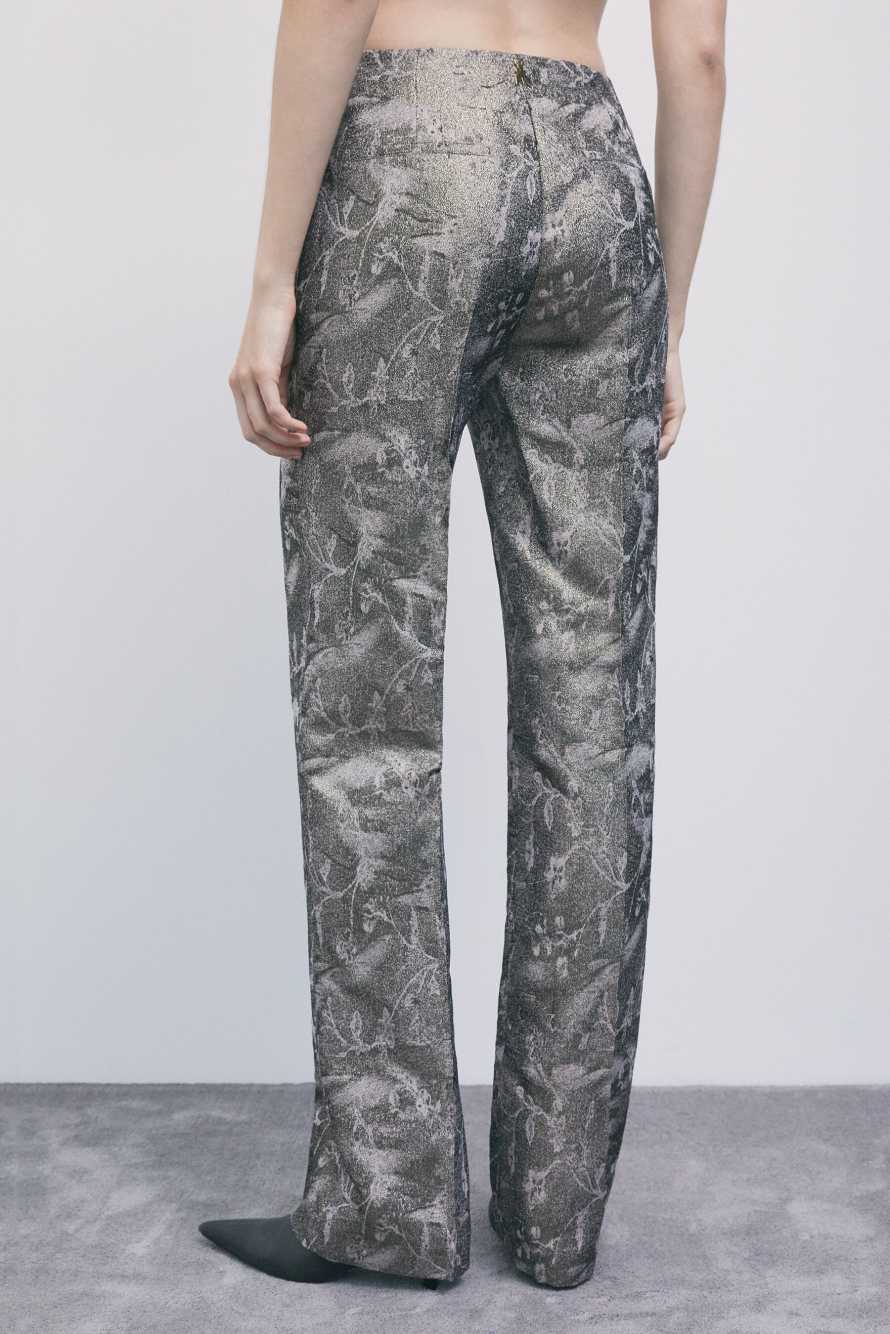 Jacquard Tailored Pants, Abstract Fantasy, Patrizia Pepe