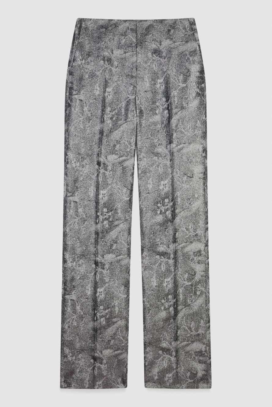 Jacquard Tailored Pants, Abstract Fantasy, Patrizia Pepe