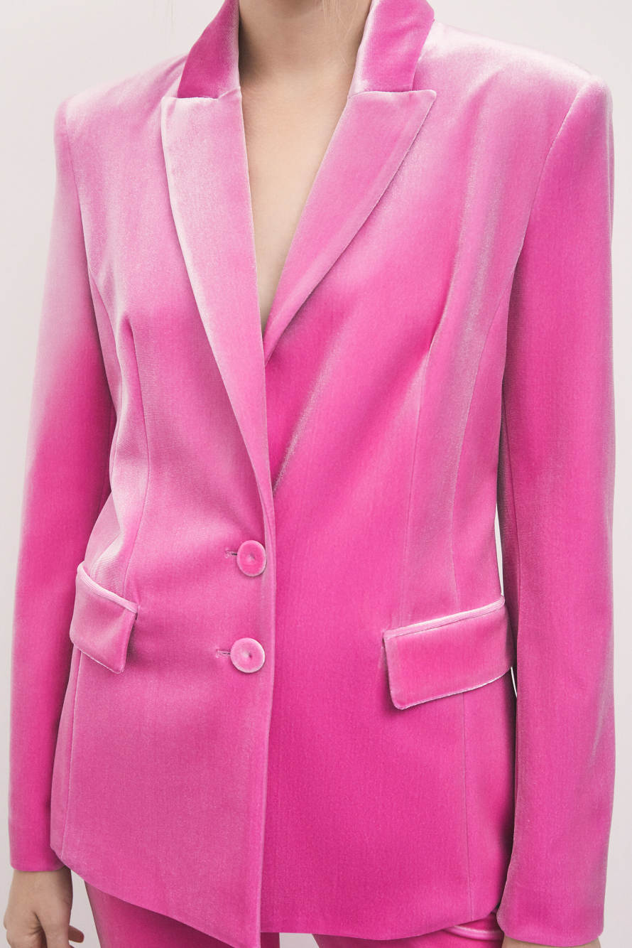 Velvet Jacket, Pink, Patrizia Pepe